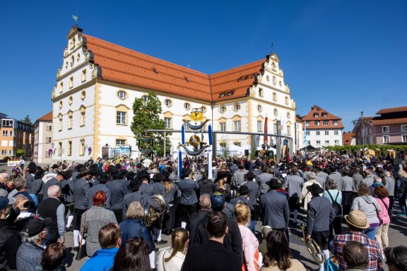 Volksfest bei der Kemptener Kornhauseröffnung